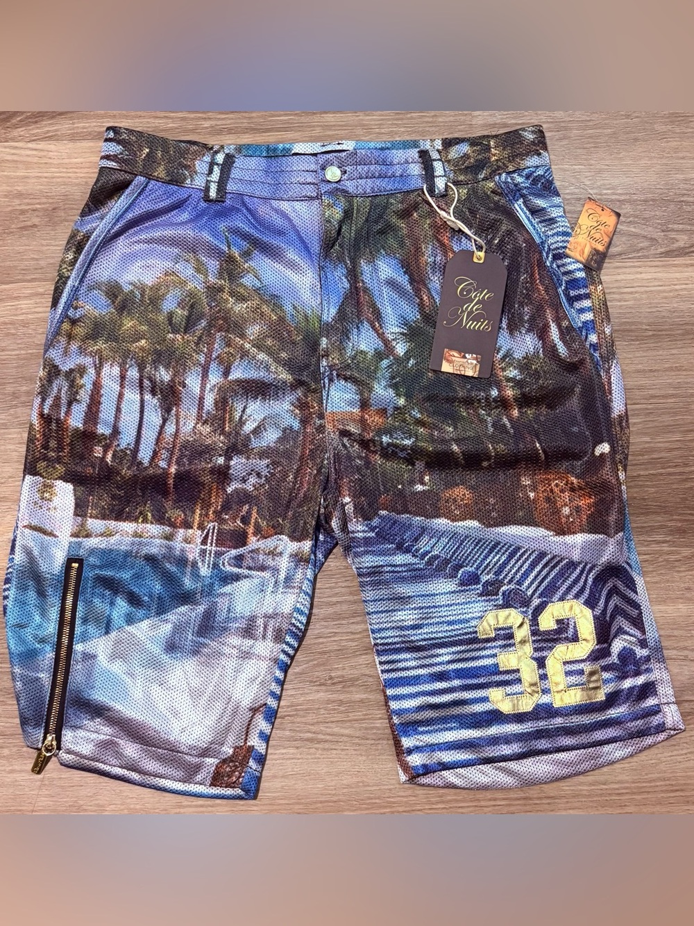 Cote de Nuits Athletic Casual Shorts Lined size XL RARE MSRP $60 New with Tags